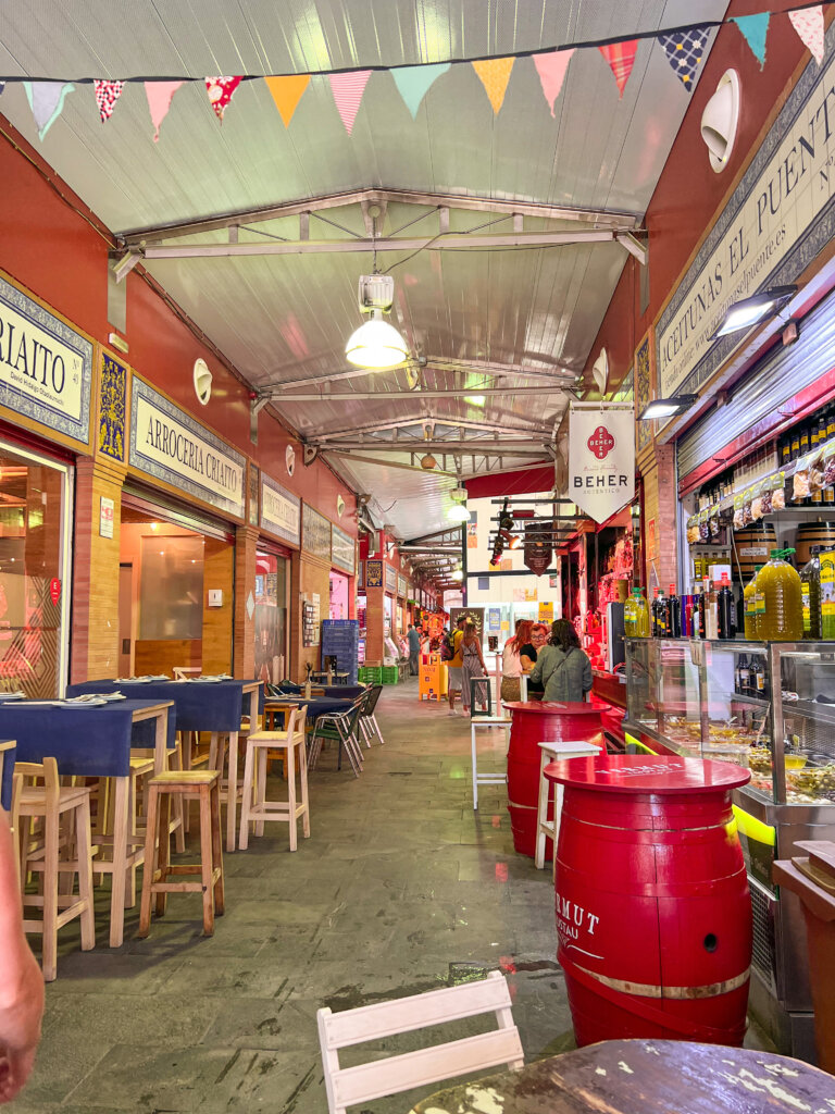 Inside of Triana Market - 10 things to do in Seville