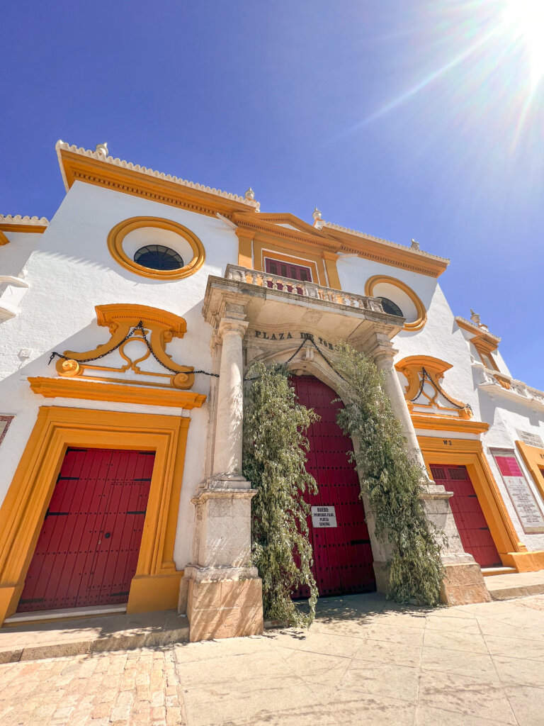 View of the outside of the Plaza de toros - 10 things to do in Seville